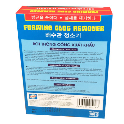 Combo 10 Hộp Bột thông cống Hando 100g Xuất khẩu