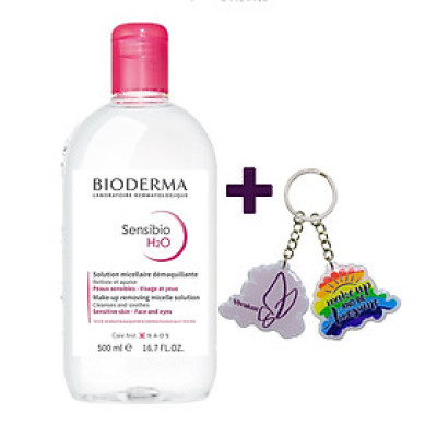 Nước Tẩy Trang Dành Cho Da Nhạy Cảm BIODERMA Sensibio H2O 500ml - Tặng 1 Móc Khóa Nhựa 2 Mặt