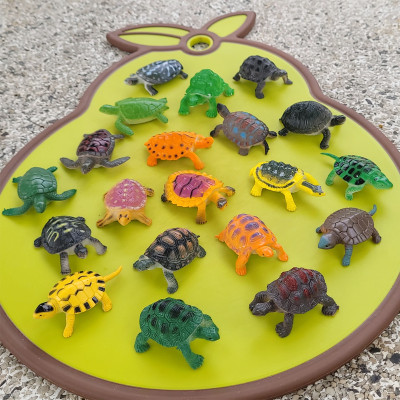 Bộ 20 mô hình Con Rùa 5.5 cm - đồ chơi động vật biển Nature Color Turtle