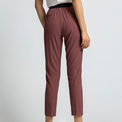 Quần Baggy Quần Dài Quần Tây Thời Trang Thiết Kế Hity PAN040 Lưng Thun (Hồng Rose Dusting)