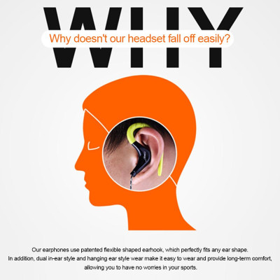 Tai nghe FONGE S760 nhét trong có dây chống thấm nước,âm thanh nổi
