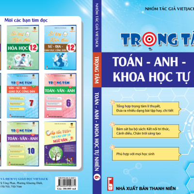 Trọng tâm Toán - Anh - Khoa học tự nhiên 6