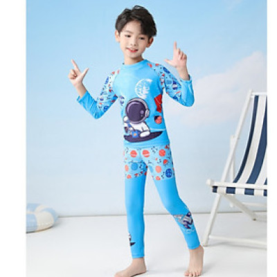 Đồ bơi bé dài tay quần dài năng động