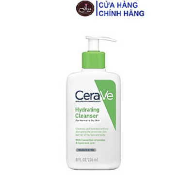 Sữa Rửa Mặt Dịu Nhẹ Cho Da Khô CeraVe Hydrating Cleanser 236ml