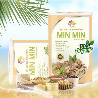 2 Hộp Ngũ Cốc Mẹ Bầu Và Lợi Sữa Min Min 500G Mẫu Mới 29 Loại Hạt Cao Cấp - Ngũ Cốc Dinh Dưỡng Cho Cả Gia Đình