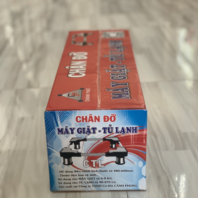 Chân đỡ máy giặt tủ lạnh đa năng 48cm đến 60cm INOX dày 1mm  Hàng Chính Hãng