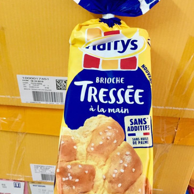 Combo 02 bánh mì hoa cúc Harrys Brioche Tressée 500g