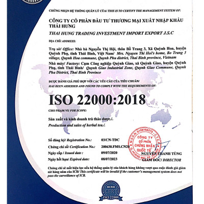 Trà Thanh Nhiệt Thái Bình Giải nhiệt, mát huyết, lợi tiểu - 25 túi lọc x 10g