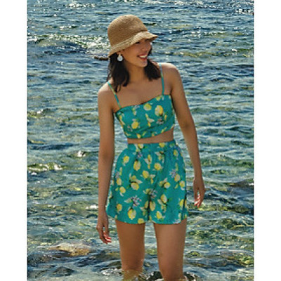 Quần Shorts Lụa Hạ Viên PAN236 thời trang thiết kế Hity