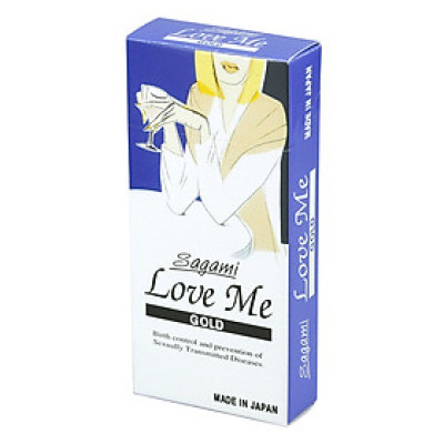 Bao Cao Su Sagami Love Me Gold - Hộp 10 Gói