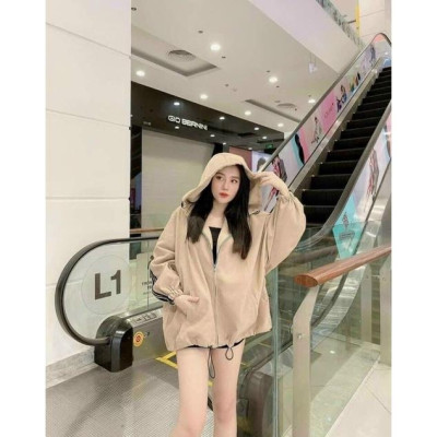 Áo khoác của nữ dạ 2 lớp tay phồng cánh dơi sọc tay hàng đẹp đẹp cá tính-A2052