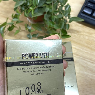 Bcs Chống XTS Siêu Mỏng Cao Cấp Power Men 0.03 Invi - 100% Hàng Chính Hãng - Che Tên Sản Phẩm