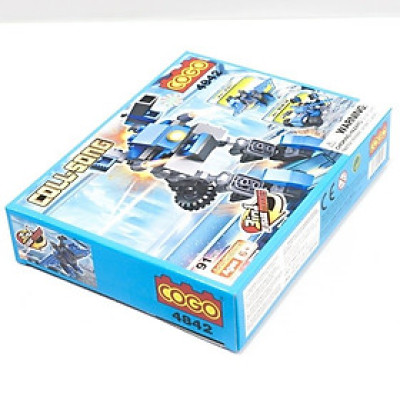 Đồ chơi lắp ráp Cogo robot 3in1 4842