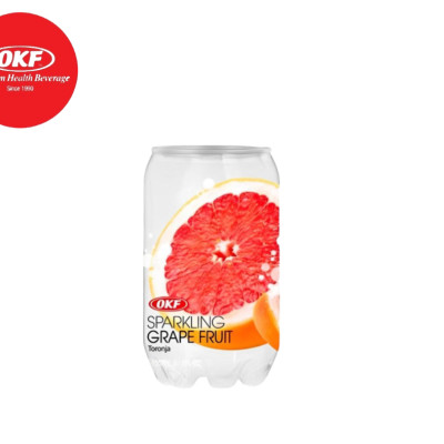 Nước ngọt có ga giải khát vị bưởi (NƯỚC BƯỞI CÓ GA) OKF HÀN QUỐC x 6 lon 350ml