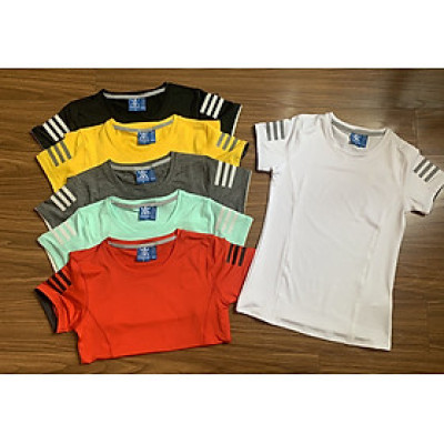 ÁO THUN NỮ CỔ TRÒN TAY NGẮN ĐA NĂNG NEW- VẢI THUN LẠNH ÔM BODY CO GIÃN 4 CHIỀU