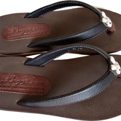 Dép Xỏ Ngón Nữ BIGGBEN Da Bò Thật DXN12