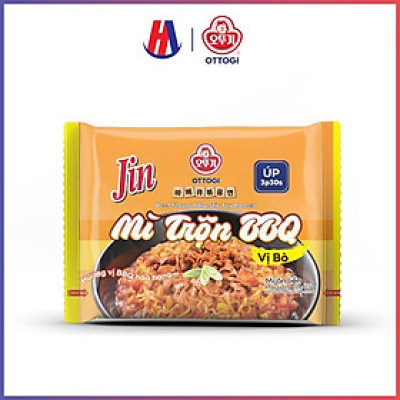 Mì Ăn Liền Trộn BBQ Vị Bò Ottogi 75g