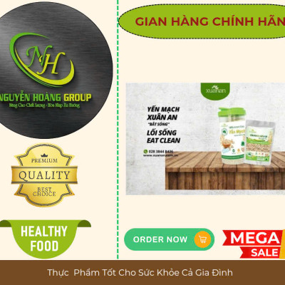 Yến Mạch Hữu Cơ Xuân An Gói 400g( Tặng gói YM 180g)