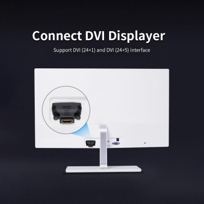 VENTION DVI to HD Adapter DVI Male to HD Female Converter DVI24+1/DVI-D to HD   1080P Bi-directional Switch for TV