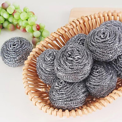 Set 10 miếng cọ xoong nồi thép Okazaki 6g - Hàng nội địa Nhật Bản nhập khẩu chính hãng