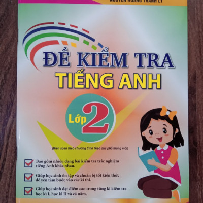 Sách Đề Kiểm Tra Tiếng Anh Lớp 2