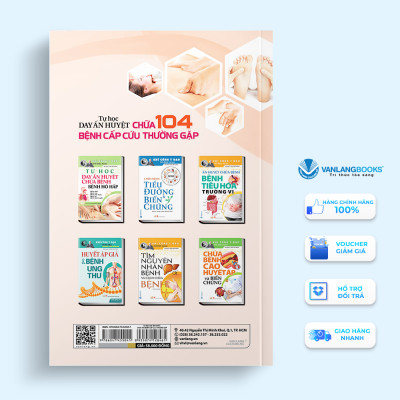 Khí Công Y Đạo - Tự Học Day Ấn Huyệt Chữa 104 Bệnh Cấp Cứu Thường Gặp - Đỗ Đức Ngọc - Tái Bản - Vanlangbooks