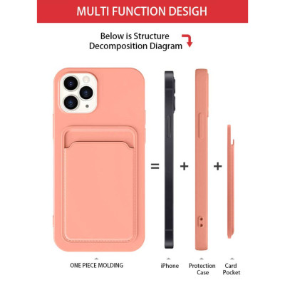 Ốp Lưng Case Bằng Da Kiêm Ví Đựng Thẻ Dành Cho iPhone 15 Pro Max / iPhone 15 Pro, MIPOW CARD BAG TPU LEATHER CASE - HÀNG CHÍNH HÃNG