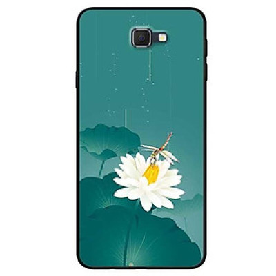 Ốp lưng dành cho Samsung J3 Pro - J7 Pro - J5 Prime - J7 Prime mẫu Hoa Trắng Chuồn Chuồn