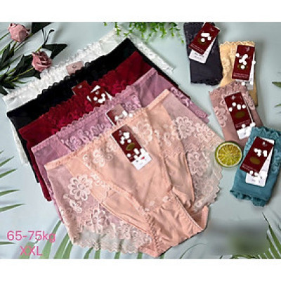 COMBO 5 QUẦN COTTON PHỐI REN LƯNG CAO ÔM BỤNG