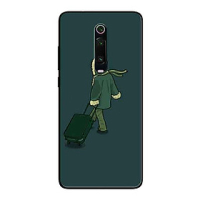 Ốp Lưng in cho Xiaomi Redmi K20 Pro Mẫu Chàng Xách Vali - Hàng Chính Hãng