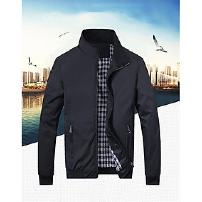 Áo Khoác Dù Nam Hai Lớp Đen Trơn Cao Cấp -  ADD32 