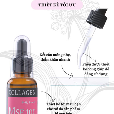 MSE100 Super Essence CO - Tinh chất tái tạo đàn hồi da Collagen 30ml - Mōly Beauty