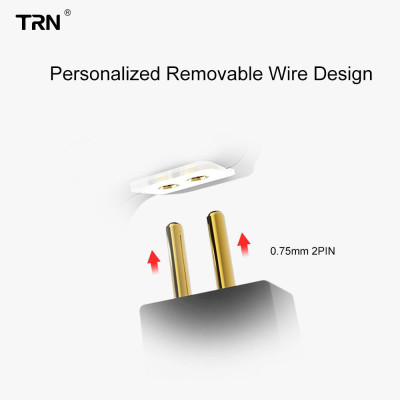 Tai nghe TRN IM1 0.75mm có dây 3.5mm Jack  cho điện thoại thông minh MP3