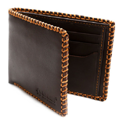 Ví nam Huy Hoàng đan viền màu da, đen, nâu HT2134-35-36