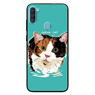 Ốp lưng dành cho Samsung A11 mẫu Chú Mèo Ba Màu