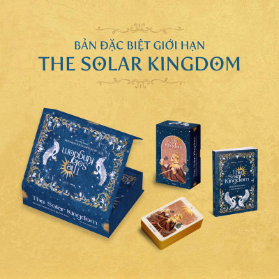 Sách - Boxset The Solar Kingdom Việt Hóa (Bộ Bài + Sách Hướng Dẫn) - Bản Đặc Biệt - Tặng Kèm Random Mẫu Lót Chuột + Lót Ly Gỗ Ép + Túi Nhung Mềm Cao Cấp