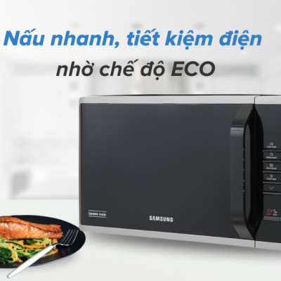 Lò vi sóng Samsung MS23K3513AS 23L 800W - Hàng chính hãng
