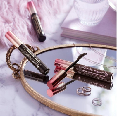 Mascara Dạng Màng Flim Không Lem Trôi Giữ Nếp Cong Và Làm Dày Rậm Mi Kissme Heroine Make (6 G)