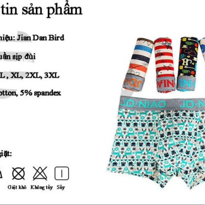 Hộp Combo 5 Sịp Đùi Loại Đẹp