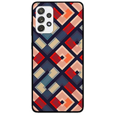 Ốp lưng dành cho Samsung Galaxy A72 5G mẫu Họa Tiết Vuông Chéo