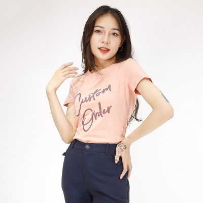 Áo thun nữ in chữ, cổ tròn Emspo ATS0505