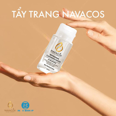 Nước tẩy trang thành phần tự nhiên Navacos Refreshing Cleaning Water  200ml