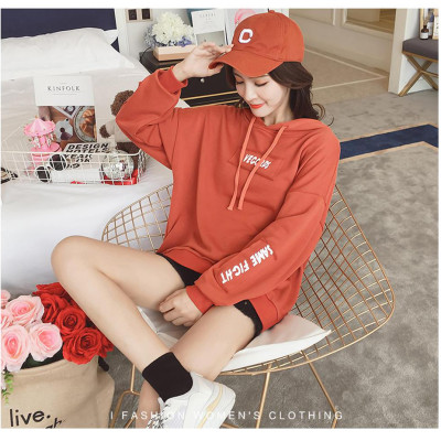 Áo Thun Nữ Tay Có Nón Dài Phong Cách Cực Cute