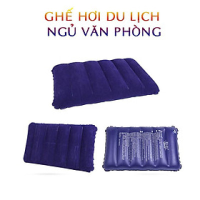 Gối Hơi Ngủ Văn Phòng, Gối Du Lịch, Gối Tựa ô Tô Xếp Gọn Tiện Lợi