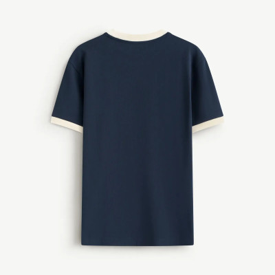 Áo thun tay ngắn nam phối rib Form Fitted - RT 10S25TSS023 | ROUTINE CÀ MAU