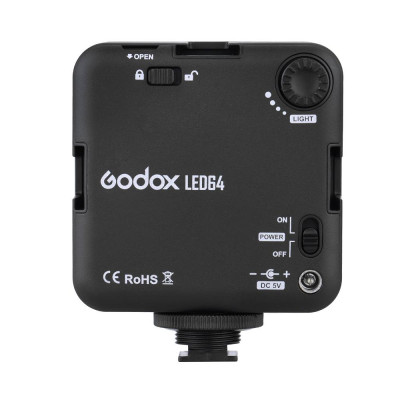  Đèn LED cho Máy ảnh DSLR quay phim mini DVR  Godox LED64 Video Light 64