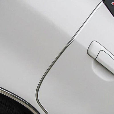Nẹp Viền Mạ Crom Oto Cuộn 13M Chống Va Đập Cánh Cửa, Trang Trí Nắp Capo, Cốp Xe Và Cửa Gió Điều Hòa