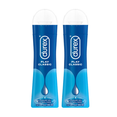 Bộ 2 chai gel bôi trơn DUREX PLAY CLASSIC thuần gốc nước 50ML/chai