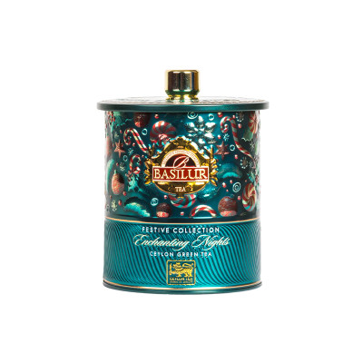 Trà Basilur Lễ Hội - Đêm Quyến Rũ 75g (Hộp Thiếc)