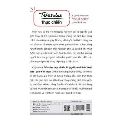 Sách - Telesale Thực Chiến - Bí Quyết Trở Thành Bestsale Qua Điện Thoại - MCBooks